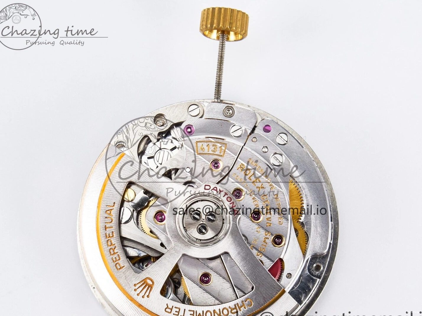 MiroTime 0401 Custom Modded Daytona DD4131 Super Clone 28800 VPH Automatic Movement (Silver Color) HighQuality 919